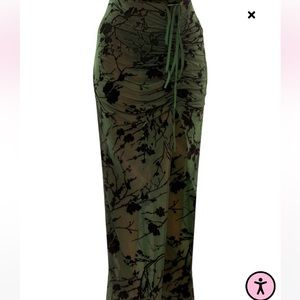 PRETTY LITTLE THINGS sheer maxi skirt